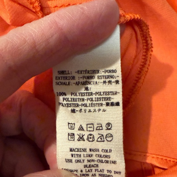 Free People Vibrant Orange Assymetrical Skirt - Picture 12 of 12